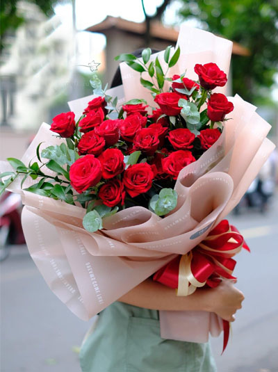 Bó hoa hồng đẹp nhất tặng bạn gái