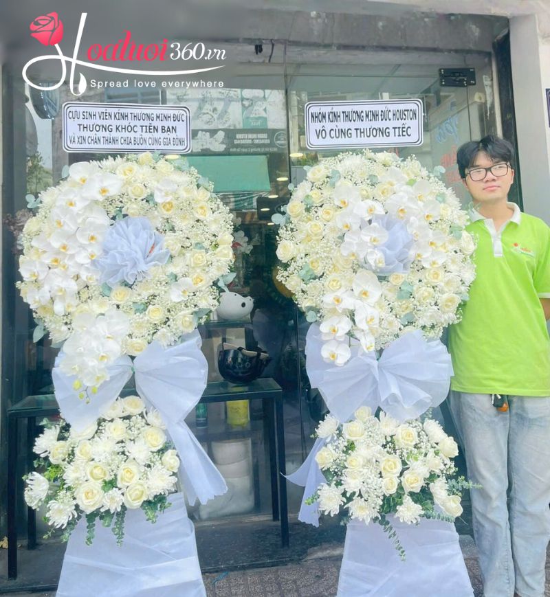 Đặt hoa tang lễ quận 2