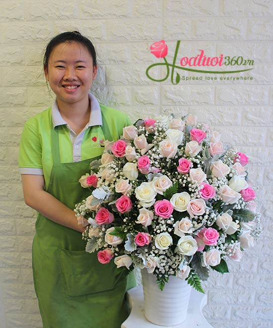 Hoa chúc mừng Niềm vui bất ngờ tại Cửa hàng hoa tươi quận Bình Thạnh