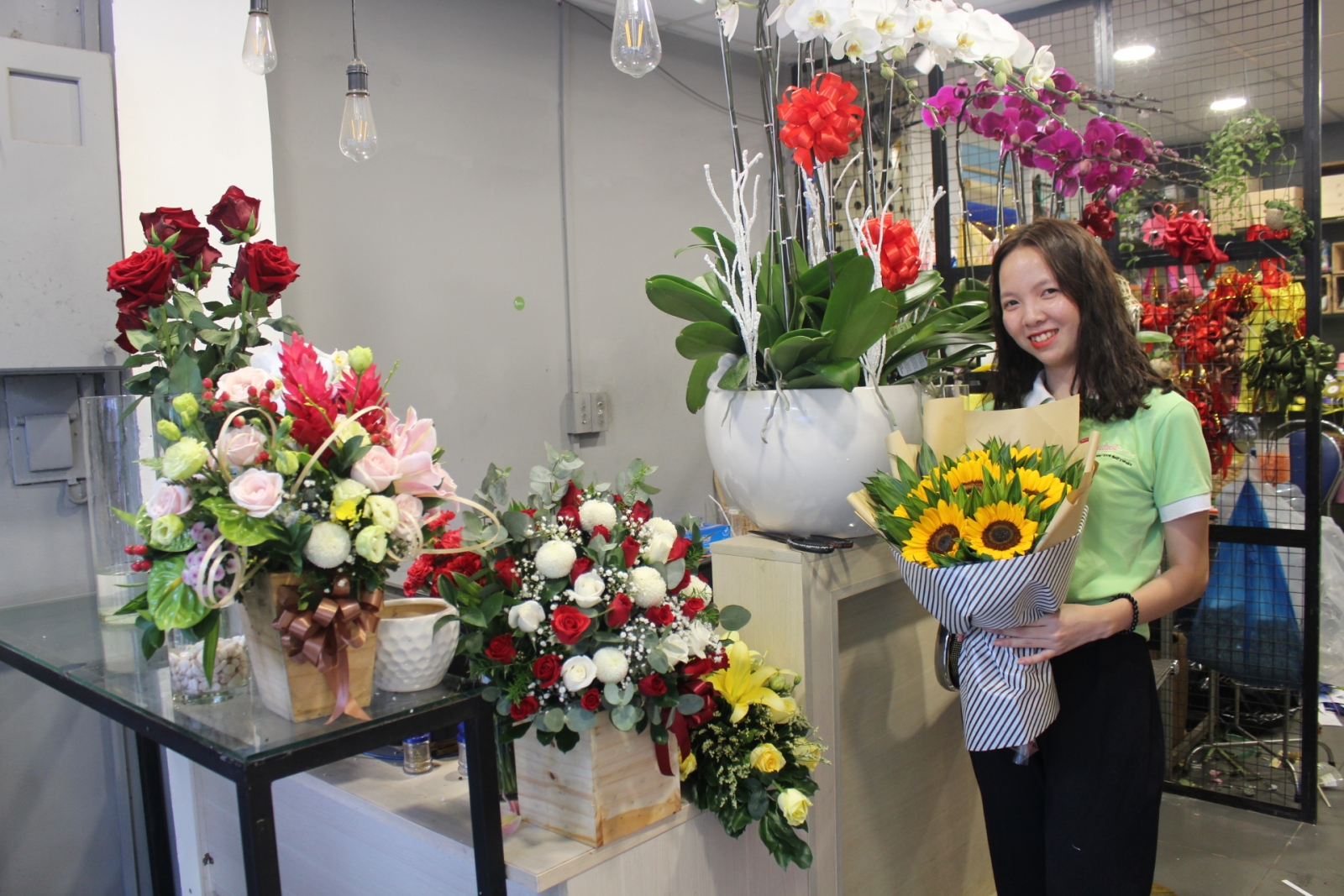 Cửa hàng hoa tươi đường lê hồng phong quận 10 đẹp