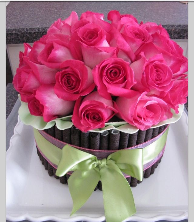 Hộp huê hồng thích mắt dành riêng tặng sinh nhật bạn nữ 