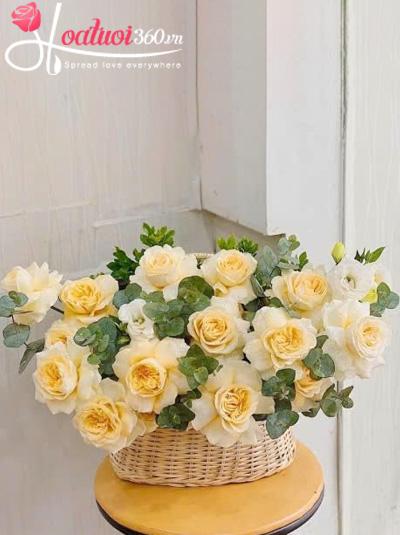 Giỏ hoa khai trương