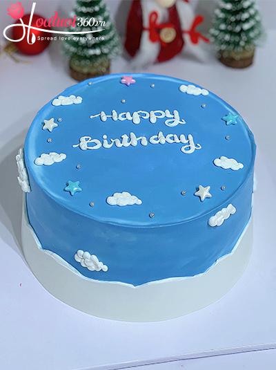 Bánh sinh nhật - Blue sky