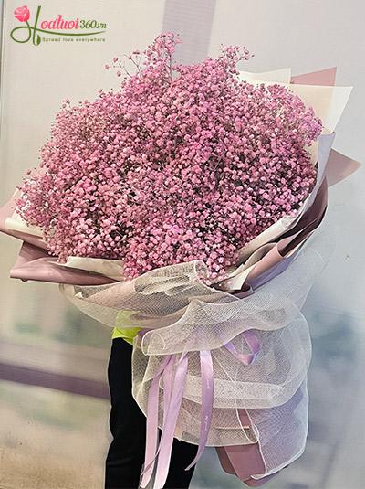 Bó hoa baby tím - Tình yêu tuyệt vời