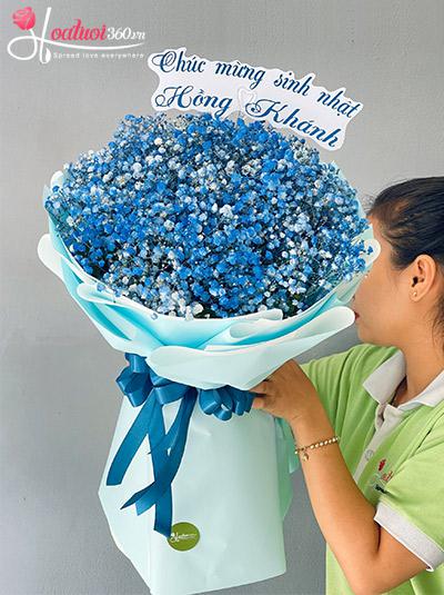 Bó hoa baby xanh - Kỳ vọng đẹp nhất