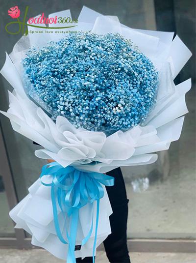 Bó hoa baby xanh - Nguyện ước nhỏ bé