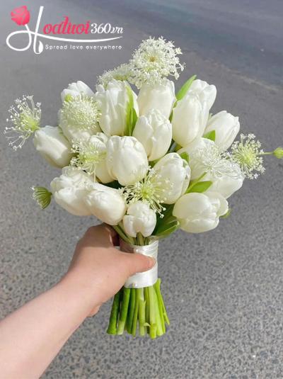 Bó hoa cưới Tulip - Trọn đời trọn kiếp