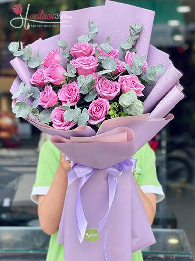 Bó hoa hồng đẹp - Ngày lãng mạn