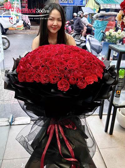 Bó hoa hồng đỏ - Bên nhau một đời