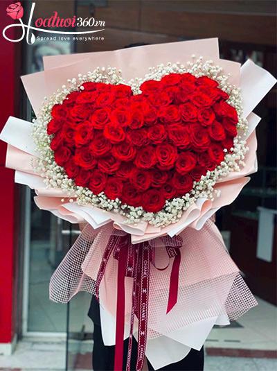 Bó hoa hồng đỏ - Cause i love you