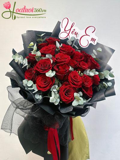 Bó hoa hồng Ecuador - Yêu em