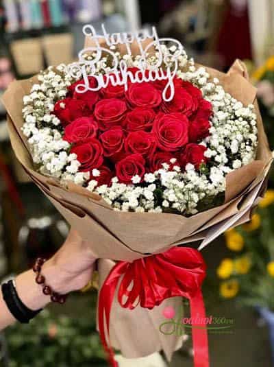 Hoa sinh nhật hoa hồng  Lời chúc ngọt ngào trong ngày sinh nhật  Uflowers   Giao Hoa Chuyên Nghiệp  Nhiều mẫu hoa đẹp