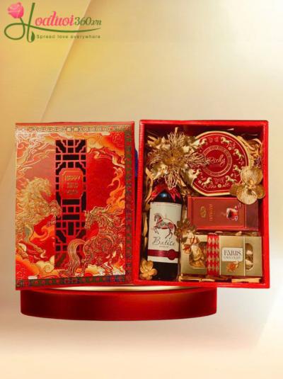 Giỏ quà tết 2026 - Thiên mã cát tường