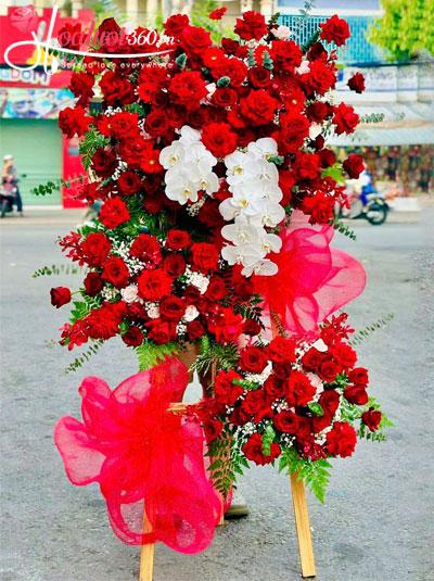 Kệ hoa khai trương - Đại hồng phát