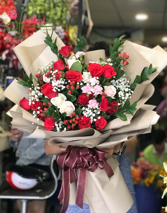 Cửa hàng bán hoa bó giá rẻ