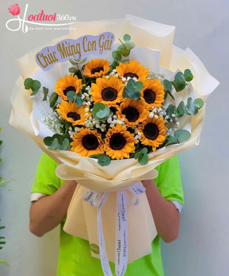 Bó hoa tốt nghiệp tại shop hoa quận 6