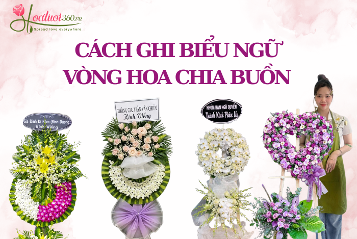 Gợi ý cách ghi biểu ngữ kèm vòng hoa chia buồn quận 7