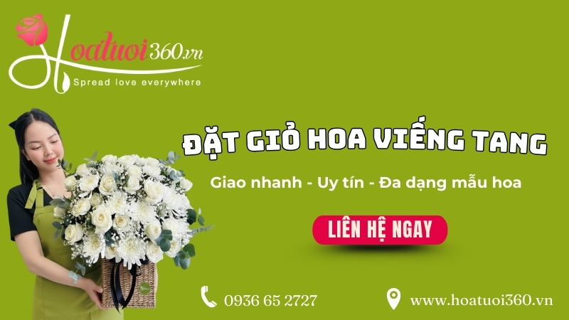 Đặt giỏ hoa viếng tang online
