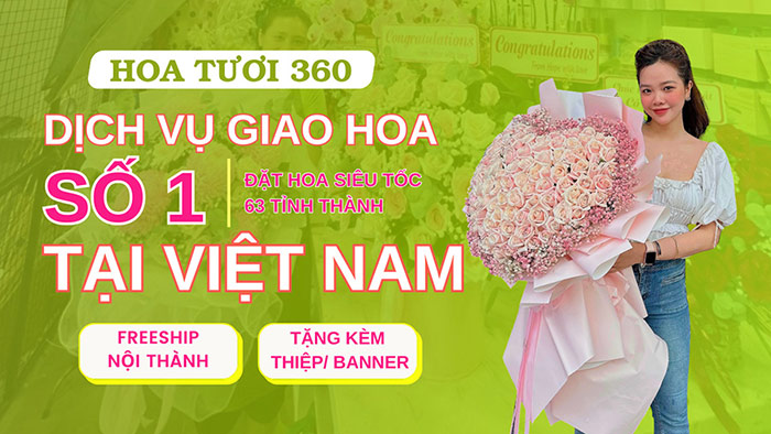 Hoa tươi 360 địa chỉ bán các mẫu hoa khai trương đẹp sang trọng