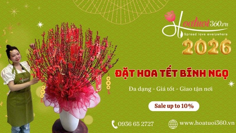 Hoa tươi 360 - Shop bán hoa tết uy tín TPHCM 