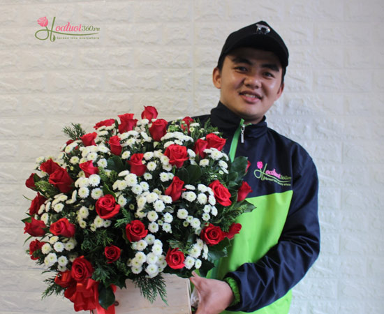 Quy trình giao hoa chuyên nghiệp của shop hoa tươi gần phường Bến Thành Quận 1