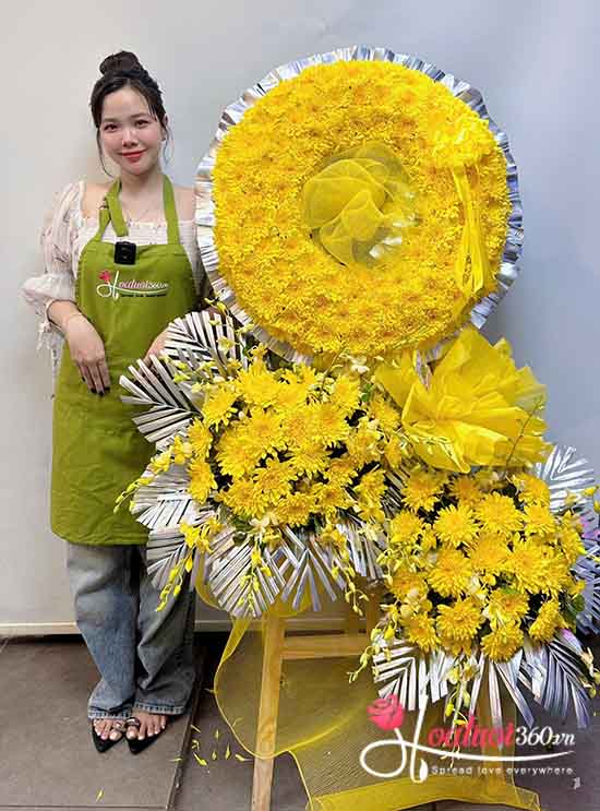 Lí do chọn vòng hoa tang lễ tại Hoa tươi 360