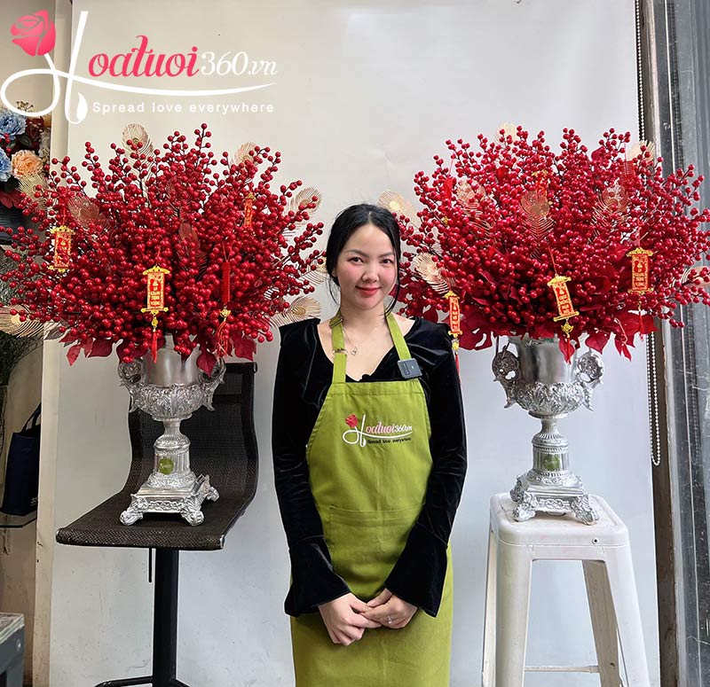 Giá bán đào đông đỏ hiện nay là bao nhiêu?