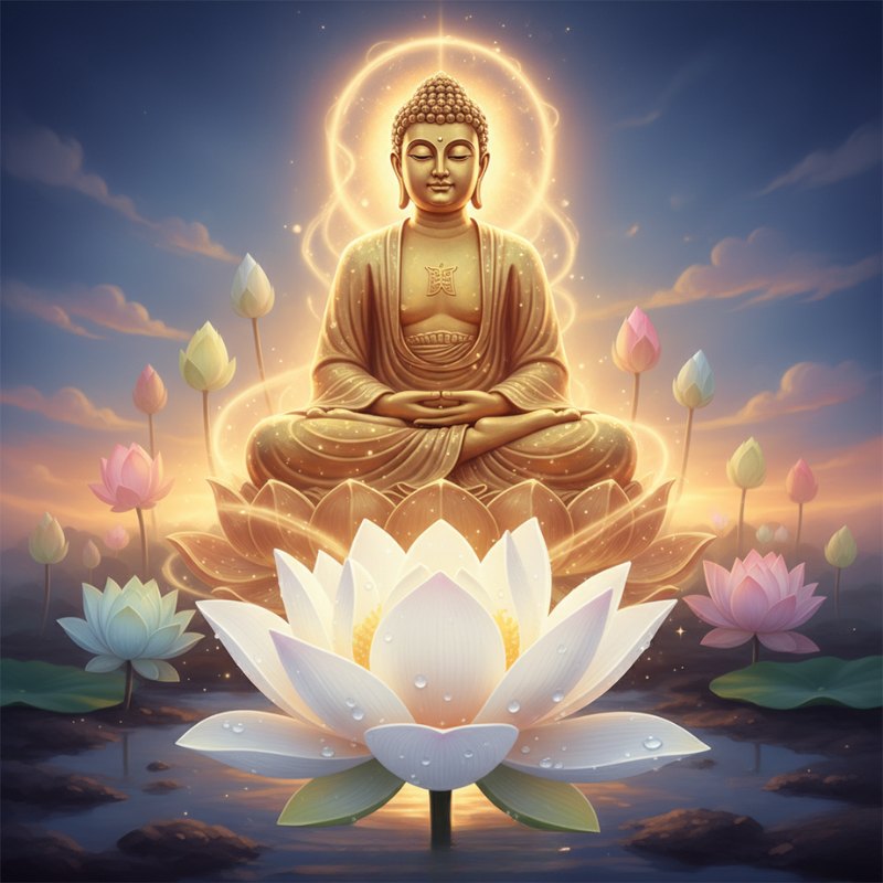 Hình ảnh hoa sen gắn liền với biểu tượng trong văn hóa Phật giáo