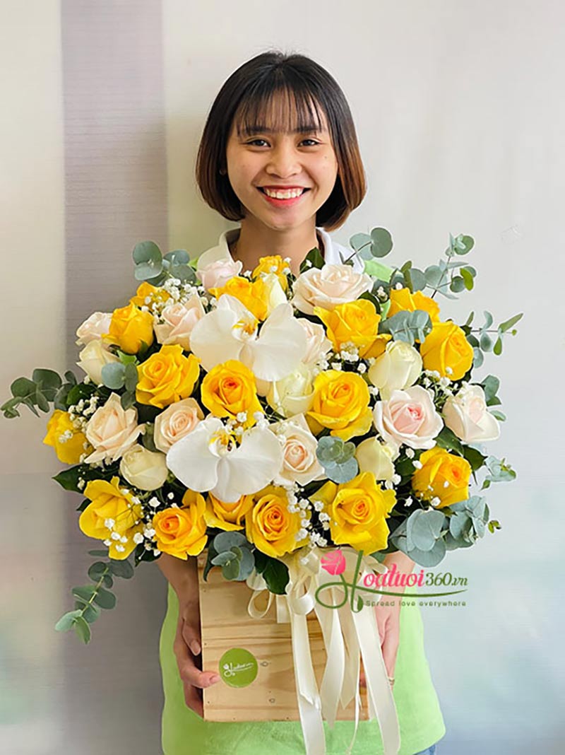 Hoa hồng tặng thầy cô ngày 20/11 thể hiện lòng biết ơn sâu sắc