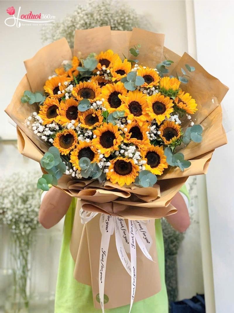 Hoa hướng dương tặng Mẹ Vu Lan
