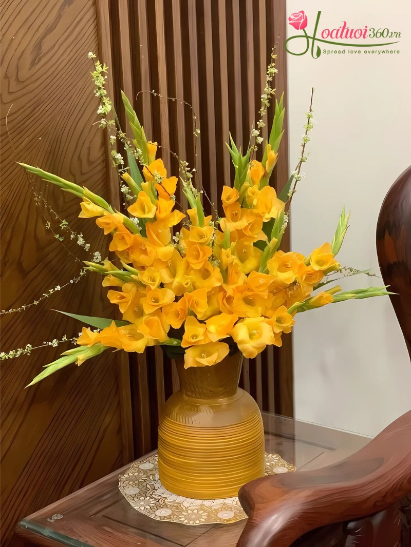 Hoa lay ơn là loài hoa tươi cắm bình phổ biến