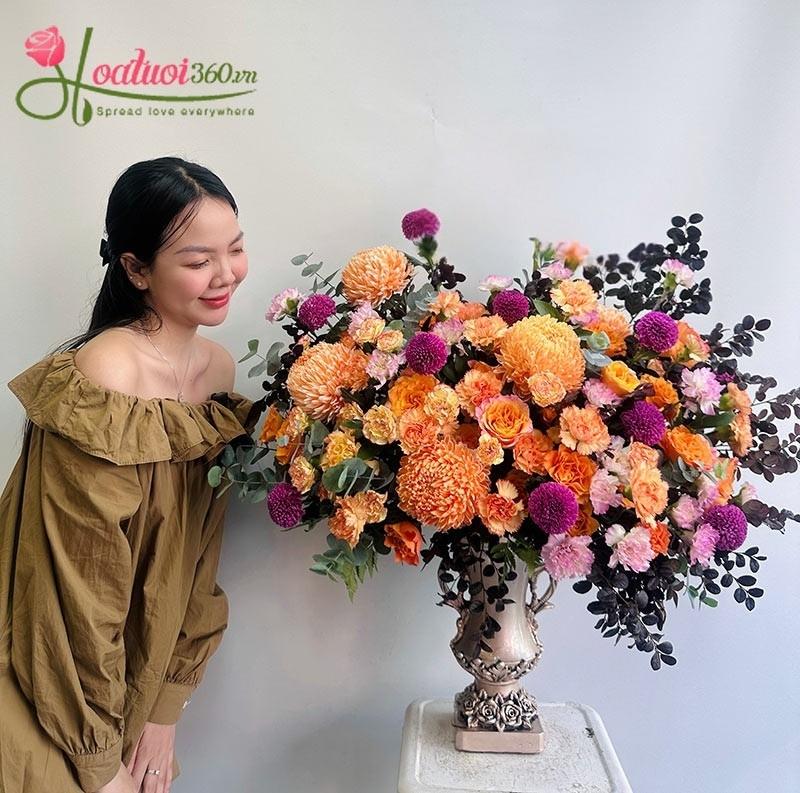 Đánh giá của khách hàng khi đặt hoa tươi để bàn