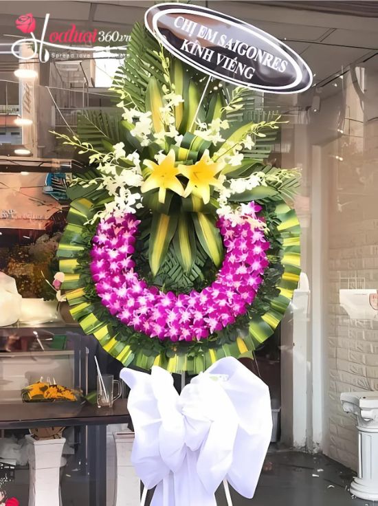 Kệ hoa chia buồn Về nơi xa