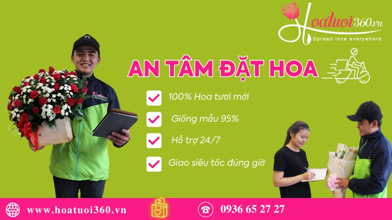 Shop hoa tươi quận 7 cam kết