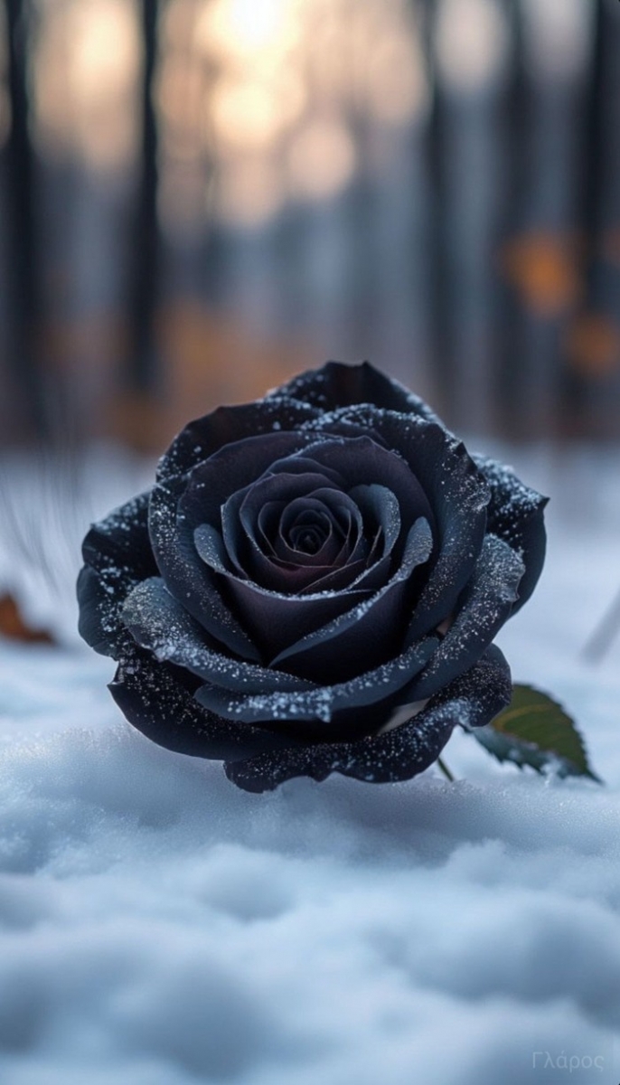 Hình ảnh hoa hồng đen huyền bí độc đáo