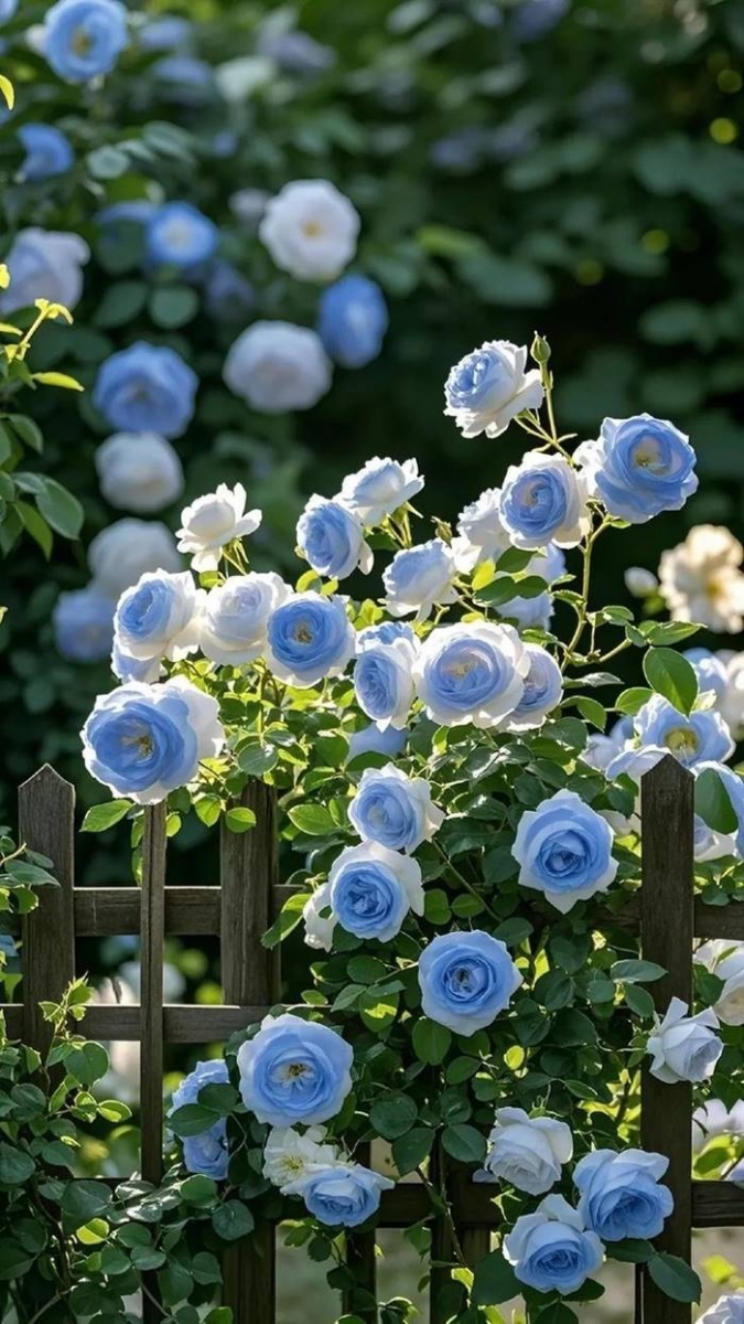 Hình ảnh hoa hồng xanh dương vĩnh cửu