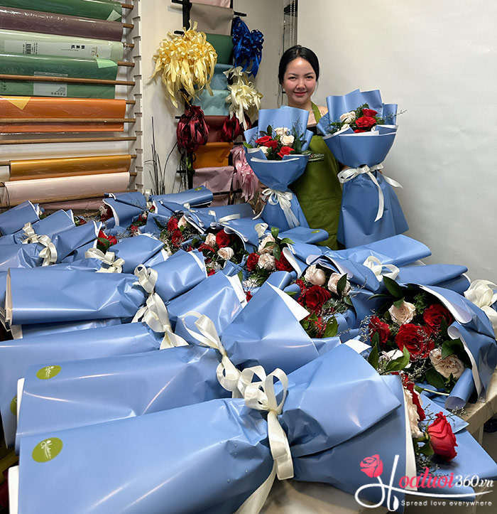 Fast flower delivery Hanoi Vietnam within 60 minutes