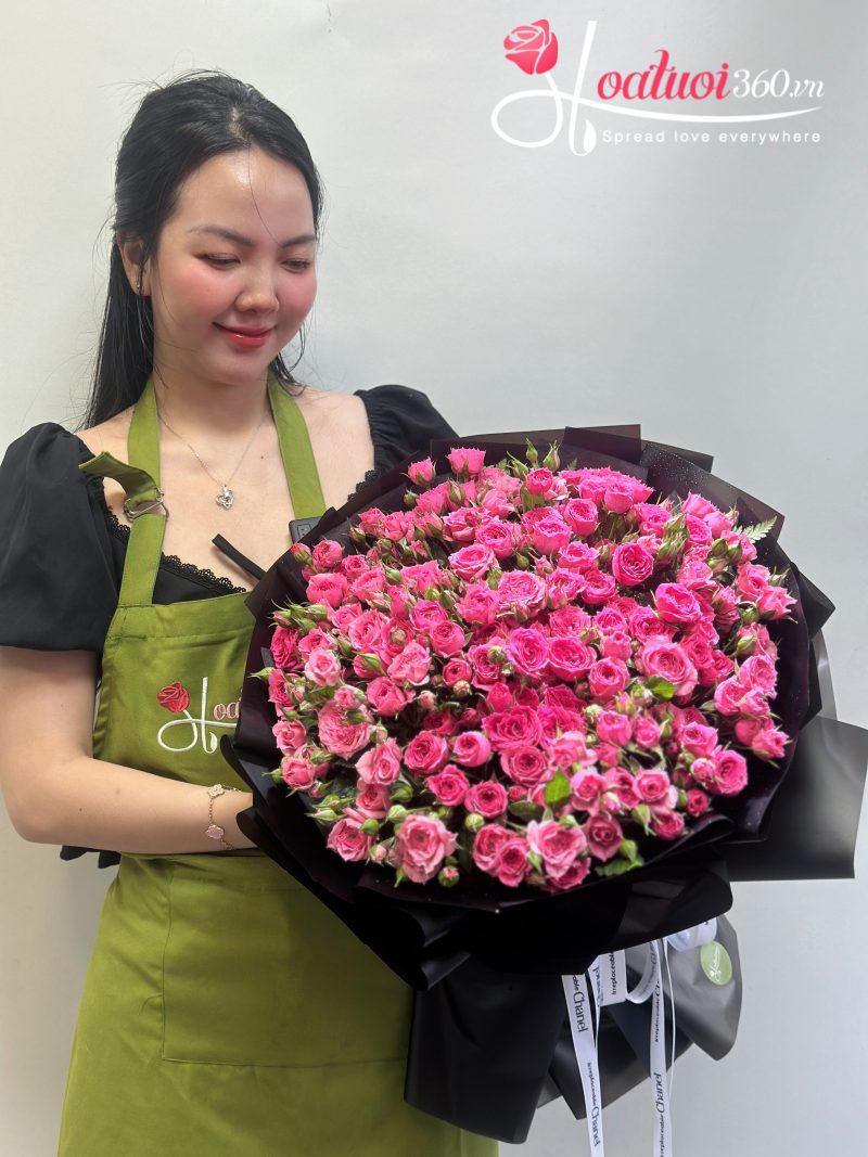 Bó hoa hồng tỉ muội size nhỏ