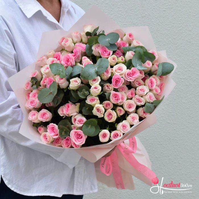 Bó hoa hồng tỉ muội tặng bạn thân nữ