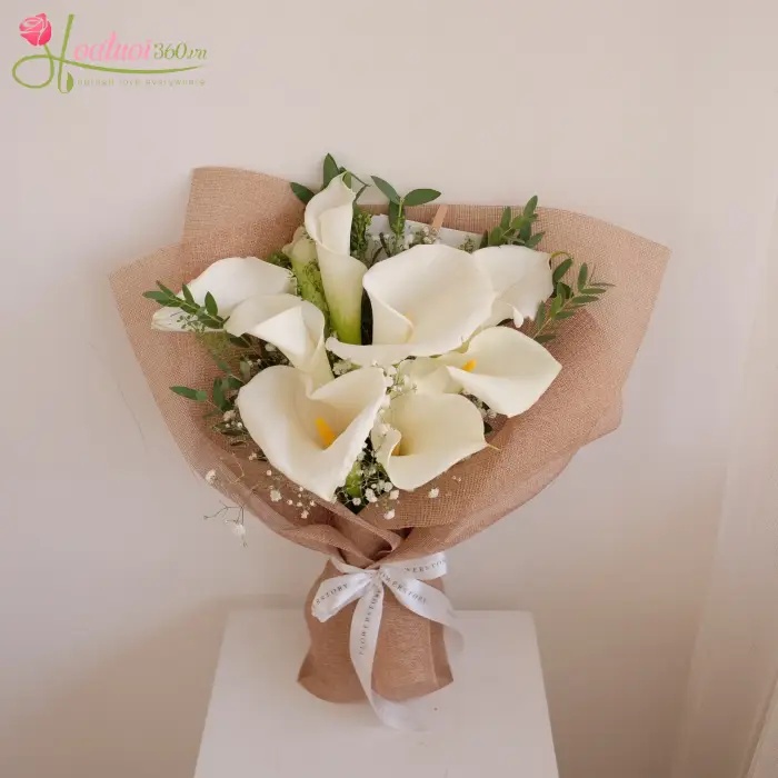 Bó hoa tình yêu hoa calla lily