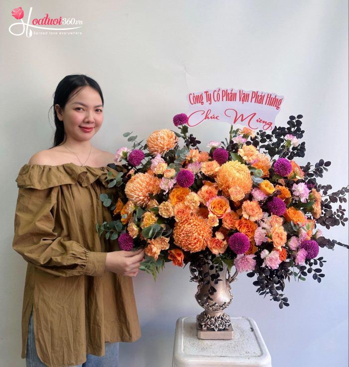 Đặt hoa khai trương tại cửa hàng hoa Phường Bình Tân TPHCM