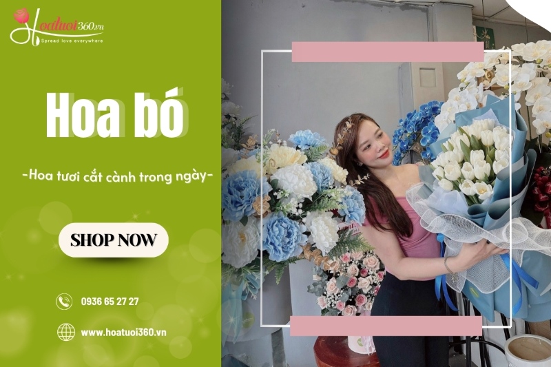 Địa chỉ mua hoa bó tươi, đẹp tại TPHCM