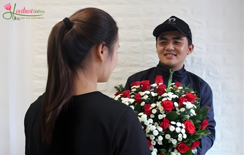 Dịch vụ điện hoa tại tiệm hoa Bình Dương