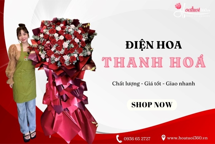 Điện hoa Thanh Hoá phục vụ 24/7