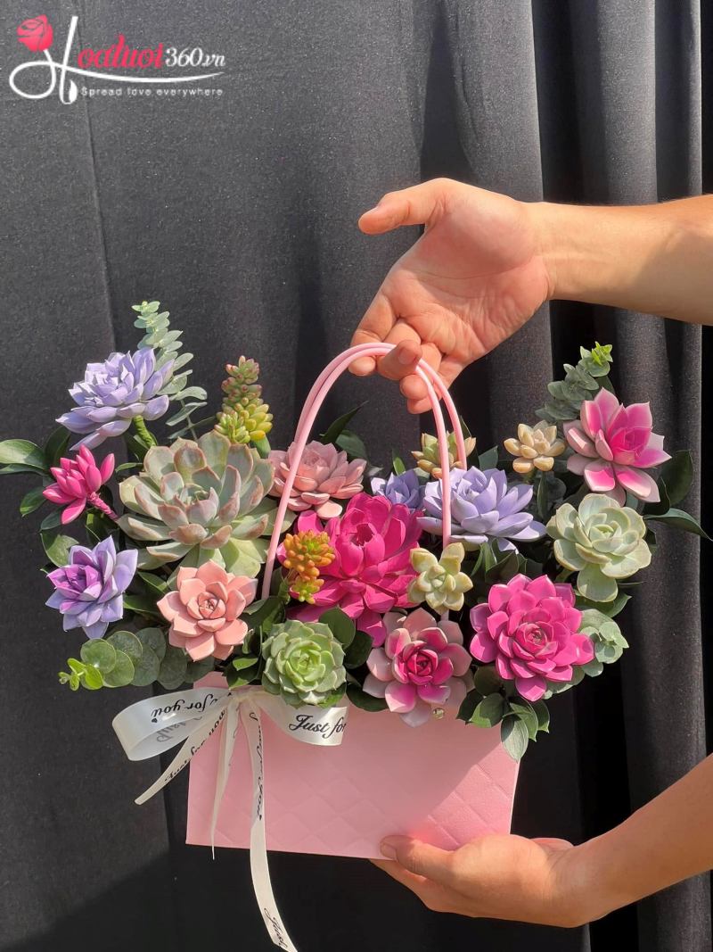 Giỏ sen đá Mùa Quả Ngọt