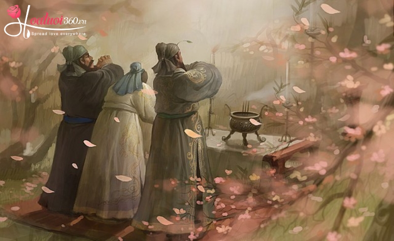 hoa đào đại diện cho sự gắn kết và hòa thuận