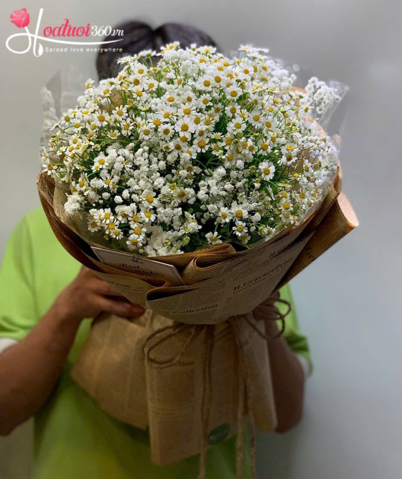 Bó hoa cúc tana tặng bạn bè, đồng nghiệp nữ ngày 20/10