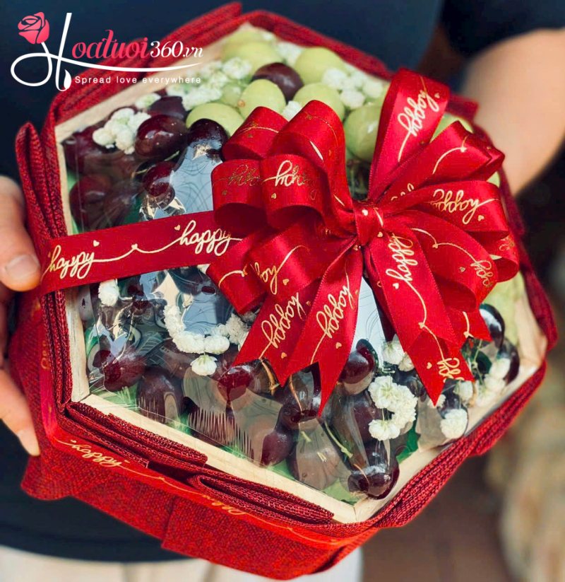 hộp quà trái cây tặng 20/11