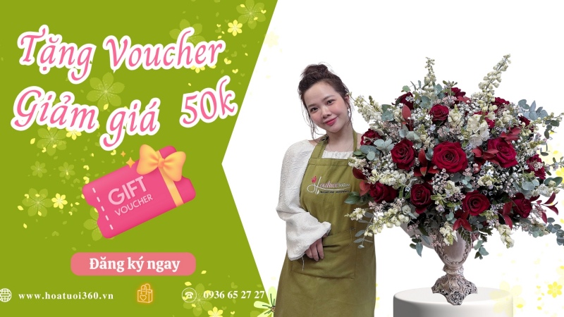 Thông tin đặt mua tại shop hoa Bến Lức Long An