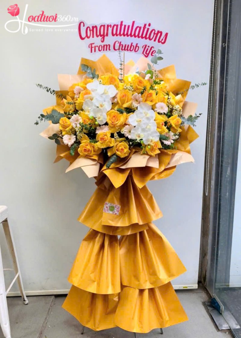 Ý nghĩa của hoa mừng khai trương màu vàng